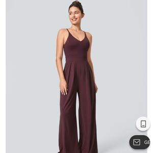 HALARA Burgundy Jumpsuit